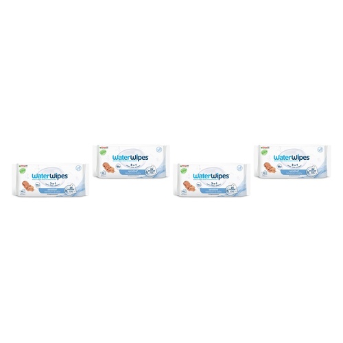 WaterWipes Newborn & Baby Sensitive 60 Wipes Pack of 4
