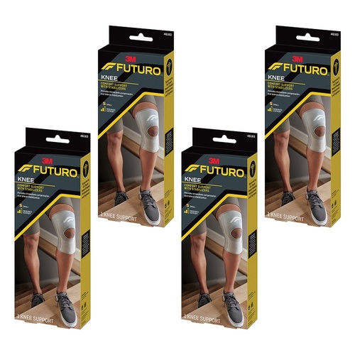 Futuro Comfort Knee Support with Stabilisers Small Pack of 4