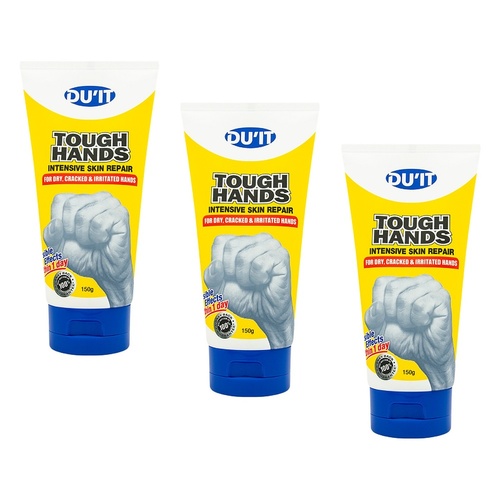DU'IT Tough Hands Intensive Hand Cream 150g Pack of 3