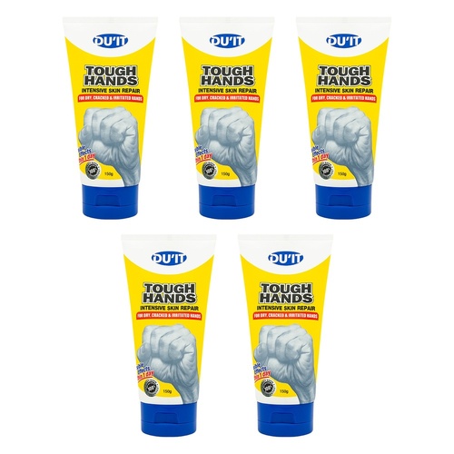 DU'IT Tough Hands Intensive Hand Cream 150g Pack of 5