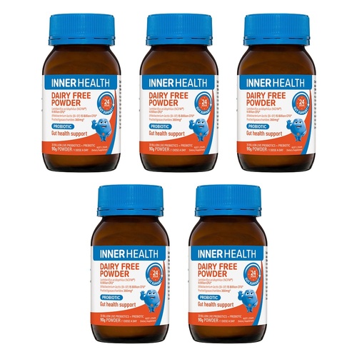 Inner Health Dairy Free Powder Probiotic 90g Pack of 5