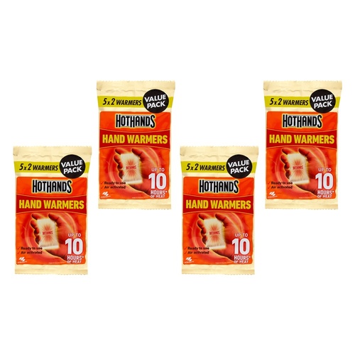 Hot Hands Hand Warmers 5 Pairs x 6 Bundle of 4