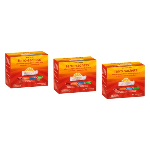 Ferro-Sachets Liposomal Iron 1.5g 28 Sachets Pack of 3