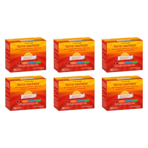 Ferro-Sachets Liposomal Iron 1.5g 28 Sachets Pack of 6