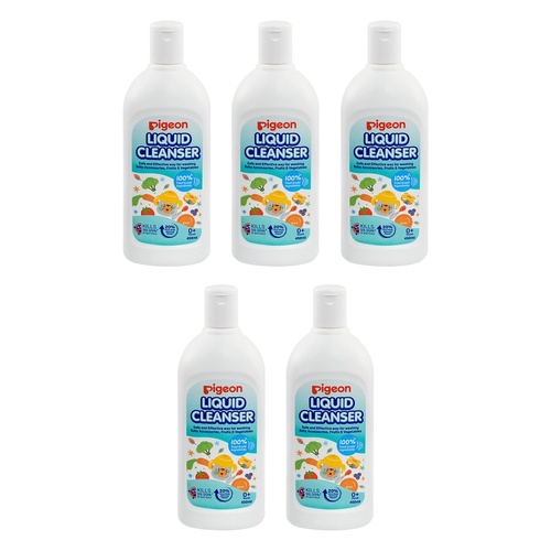 Pigeon Bottle & Nipple Liquid Cleanser 450mL Pack of 5