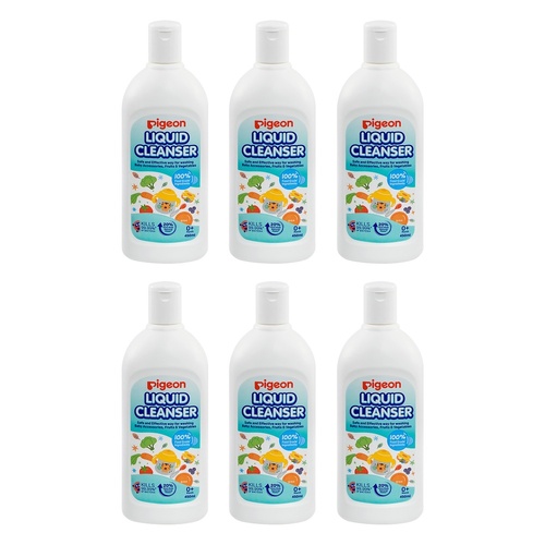Pigeon Bottle & Nipple Liquid Cleanser 450mL Pack of 6