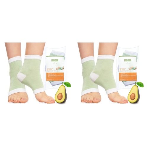 Elive Cracked Heel Gel Socks x 6 Bundle of 2
