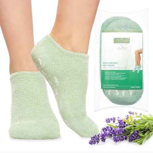 Elive Moisturising Gel Socks x 6