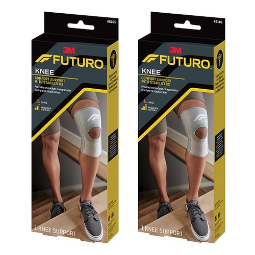 Futuro Comfort Knee Support with Stabilisers Large Pack of 2