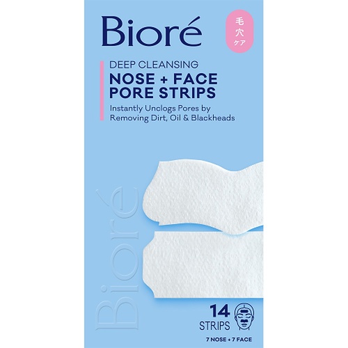 Biore Nose + Face Deep Cleansing Pore Strips 14 Pack