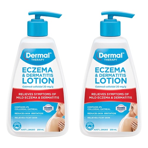 Dermal Therapy Eczema Moisturising Lotion 250mL x 3 Bundle of 2