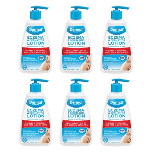 Dermal Therapy Eczema Moisturising Lotion 250mL x 3 Bundle of 6