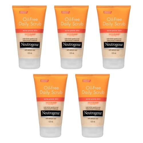 Neutrogena® Oil Free Acne Scrub 125mL Pack of 5