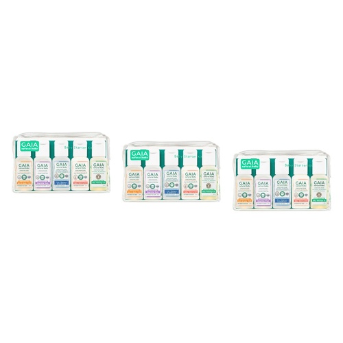 GAIA Natural Baby Starter Kit 5 Piece Set Pack of 3