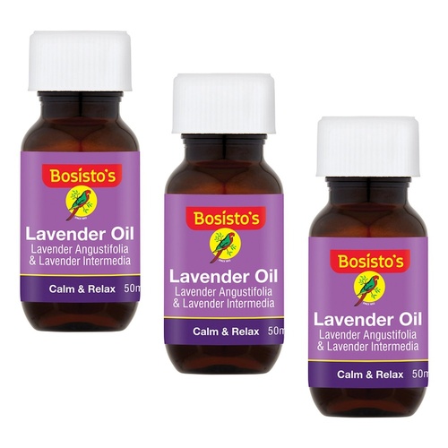 Bosisto's Lavender Oil 50mL Pack of 3