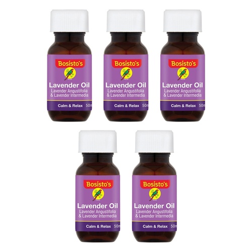 Bosisto's Lavender Oil 50mL Pack of 5