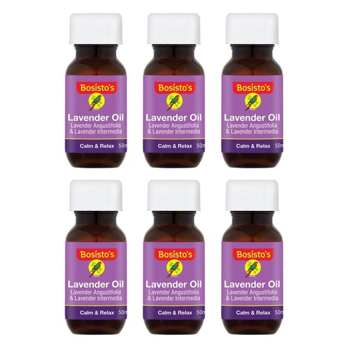 Bosisto's Lavender Oil 50mL Pack of 6