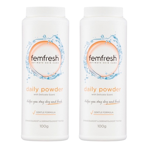 Femfresh Daily Intimate Powder 100g Pack of 2
