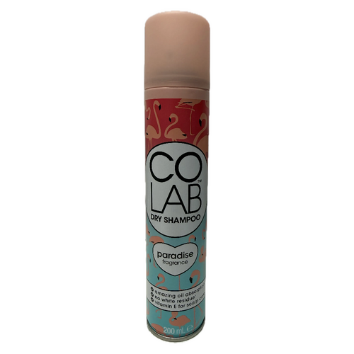 COLAB Dry Shampoo Paradise 200ml Invisible Clean Oil Absorbing Spray
