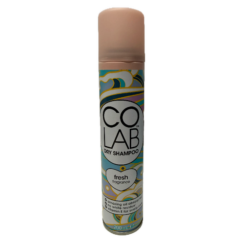 COLAB Dry Shampoo Fresh 200ml Invisible Clean Oil Absorbing Spray