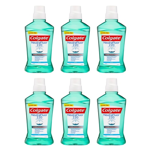 Colgate NeutraFluor 220 Daily Fluoride Mouth Rinse Mint 473mL Pack of 6