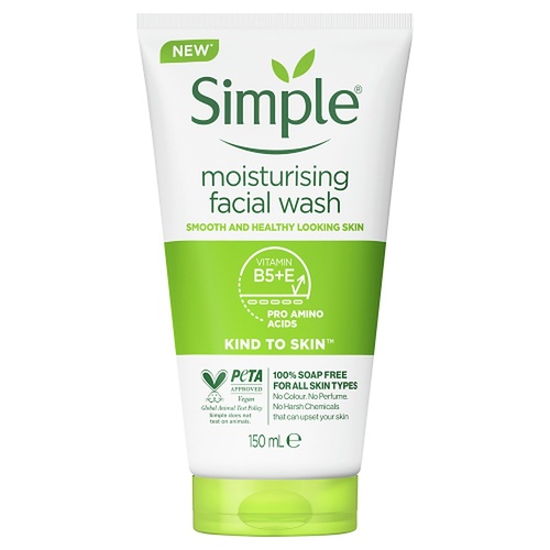 Simple Kind To Skin Moisturising Facial Wash 150mL