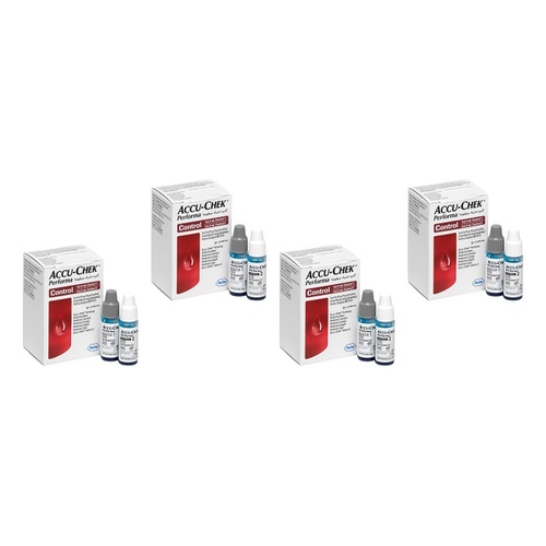 Accu-Chek Performa Control Solution 2 Pack Bundle of 4