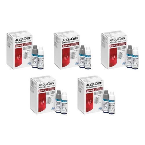 Accu-Chek Performa Control Solution 2 Pack Bundle of 5