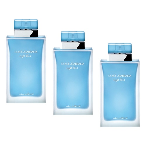 Dolce & Gabbana Light Blue Eau Intense Women EDP 100mL Pack of 3