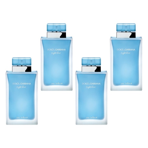 Dolce & Gabbana Light Blue Eau Intense Women EDP 100mL Pack of 4