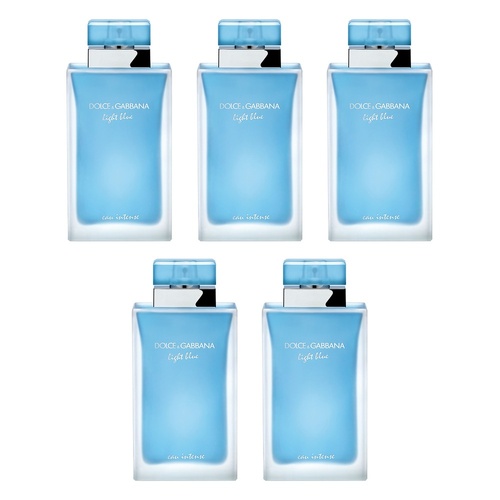 Dolce & Gabbana Light Blue Eau Intense Women EDP 100mL Pack of 5