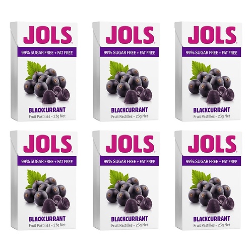 Jols Blackcurrant 23g x 18 Bundle of 6