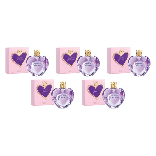 Vera Wang Princess Eau de Toilette 50mL Pack of 5
