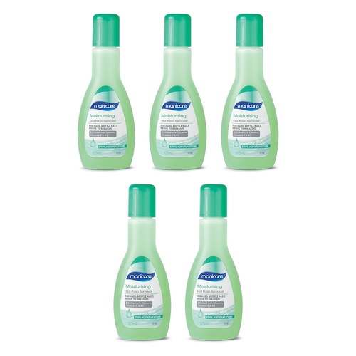 Manicare Nail Polish Remover Super Fast Tea Tree Oil 125mL x 3 Bundle of 5