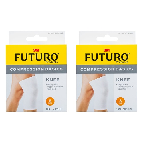 Futuro Compression Basics Knee Support Small Pack of 2