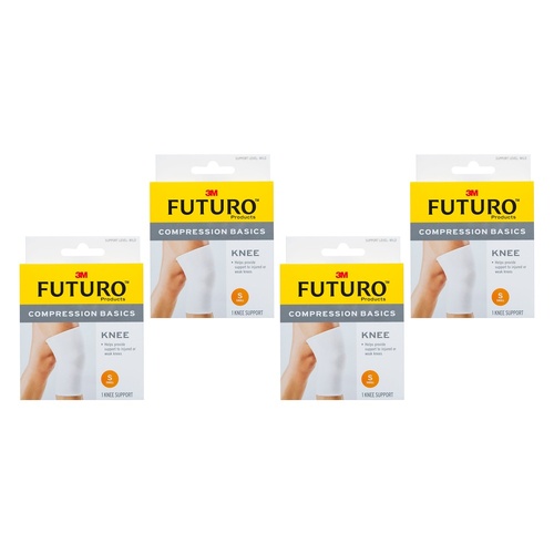 Futuro Compression Basics Knee Support Small Pack of 4