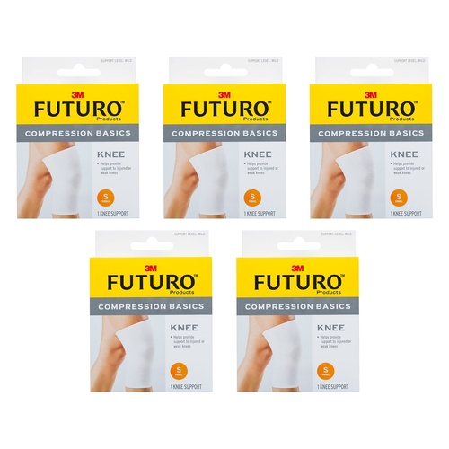 Futuro Compression Basics Knee Support Small Pack of 5