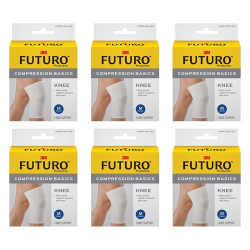 Futuro Compression Basics Knee Support Medium Pack of 6