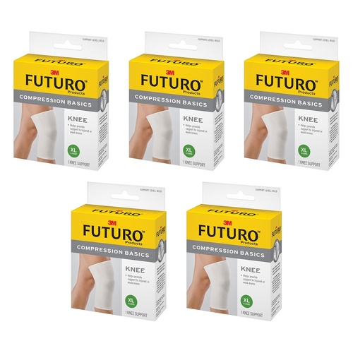 Futuro Compression Basics Knee Support Extra Large Pack of 5