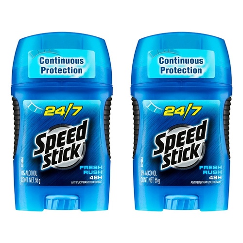 Mennen Speed Stick Antiperspirant Deodorant Fresh Rush 55g Pack of 2
