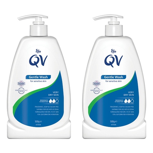 Ego QV Gentle Wash 500g Pack of 2
