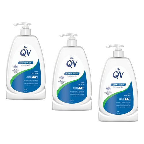 Ego Gentle Soap-Free Body Wash 1kg Pack of 3