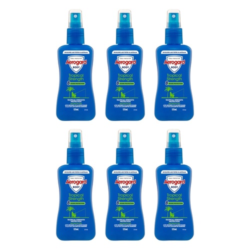Aerogard Tropical Strength Insect Repellent Pump Spray 135mL Pack of 6