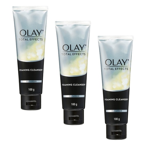 Olay Total Effects 7-in-1 Foaming Cleanser 100g Pack of 3