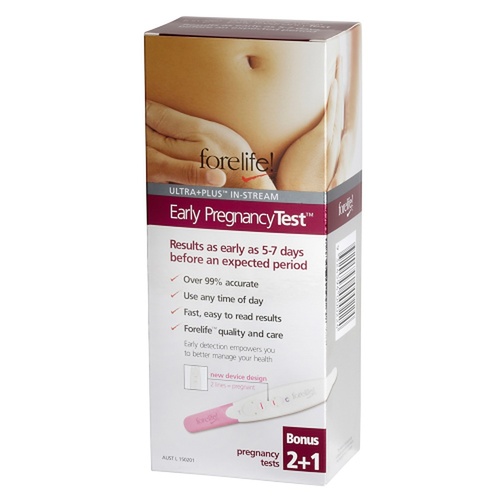 Forelife™ Ultra Early Pregnancy 2 Plus 1 Test 3 Pack