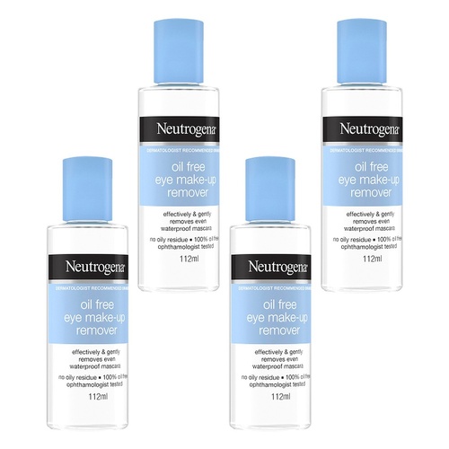 Neutrogena® Oil-Free Eye Make-Up Remover 112mL Pack of 4