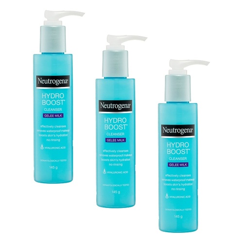 Neutrogena® Hydro Boost Cleanser Gelee Milk 145g Pack of 3