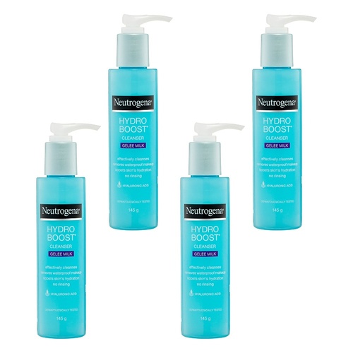 Neutrogena® Hydro Boost Cleanser Gelee Milk 145g Pack of 4
