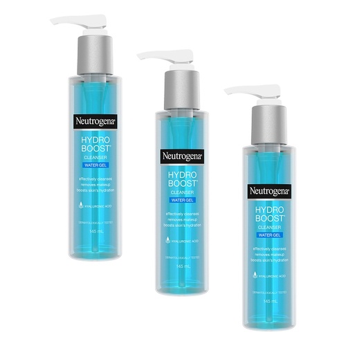 Neutrogena® Hydro Boost Cleanser Water Gel 145mL Pack of 3