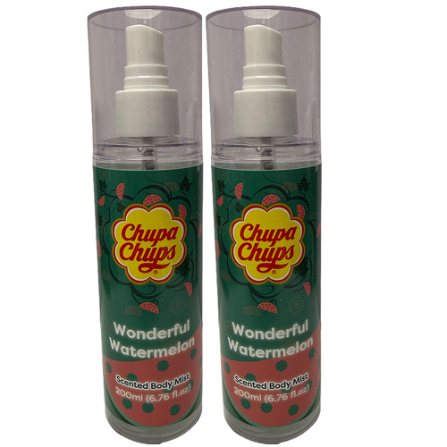 Chupa Chups Watermelon Body Mist 2 Pack 400ml Fragrance Spray
